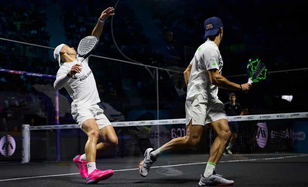 Alejandro Galan in actie tijdens de kwartfinales van de Premier Padel P1 Buenos Aires 2026