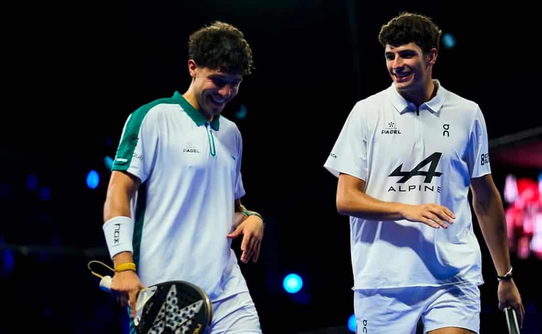 Arturo Coello tijdens een Premier Padel toernooi in 2026