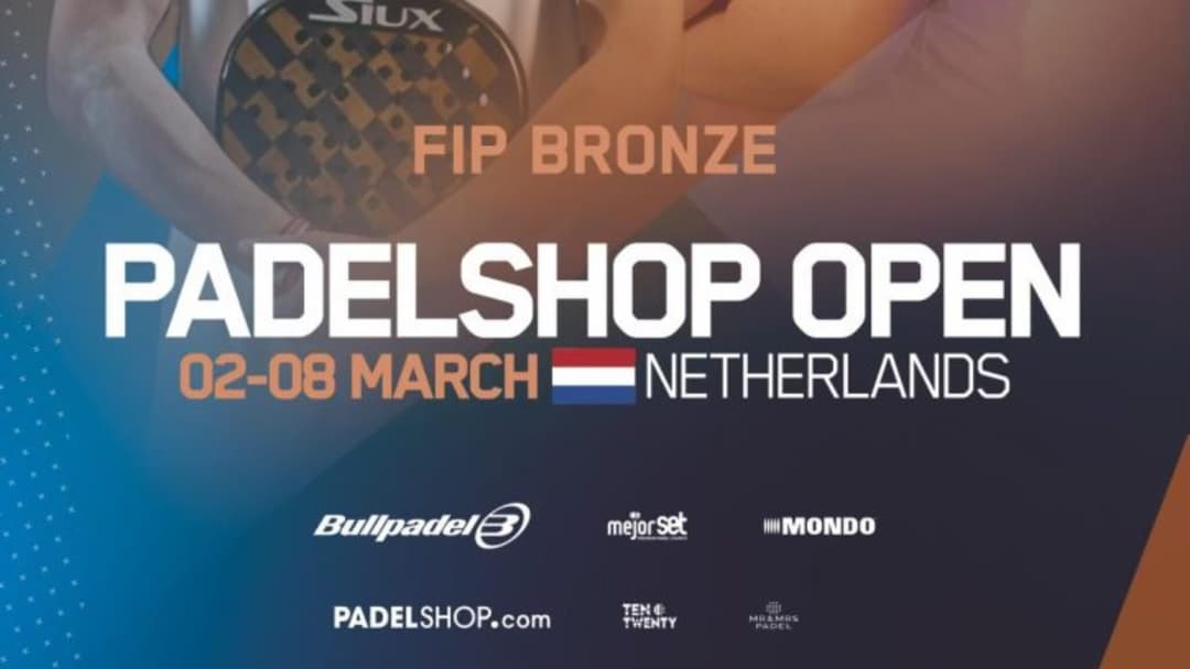 FIP Bronze Padel Shop Open 2026 - internationaal padeltoernooi op Sportclub Houten, Nederland