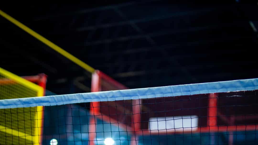 Padel speelterein met volle actiepotentie