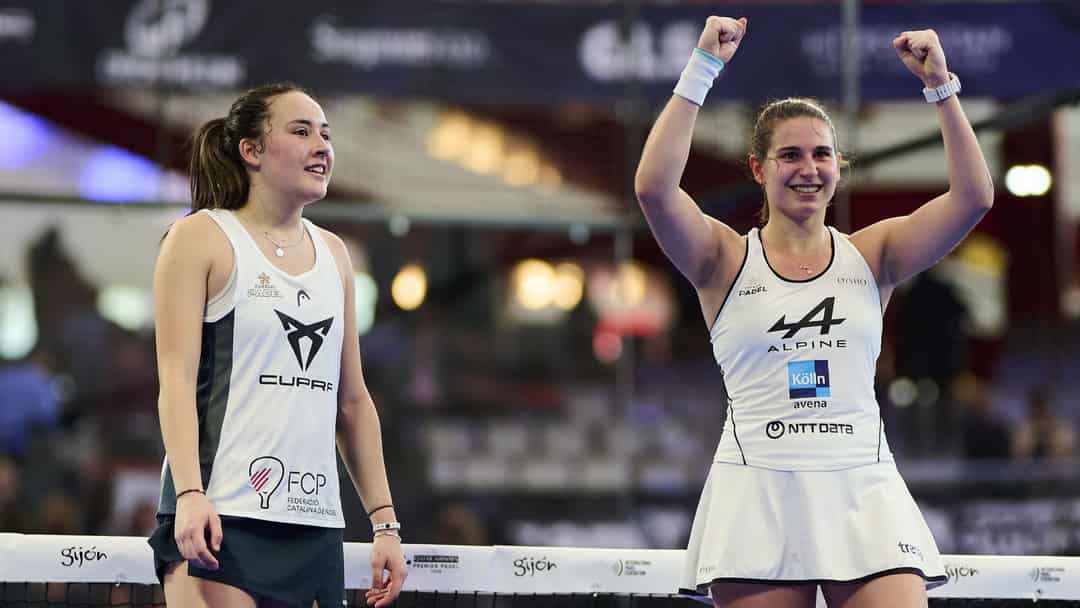 Premier Padel P2 Gijón 2026 — actie op de baan in het Palacio de Deportes