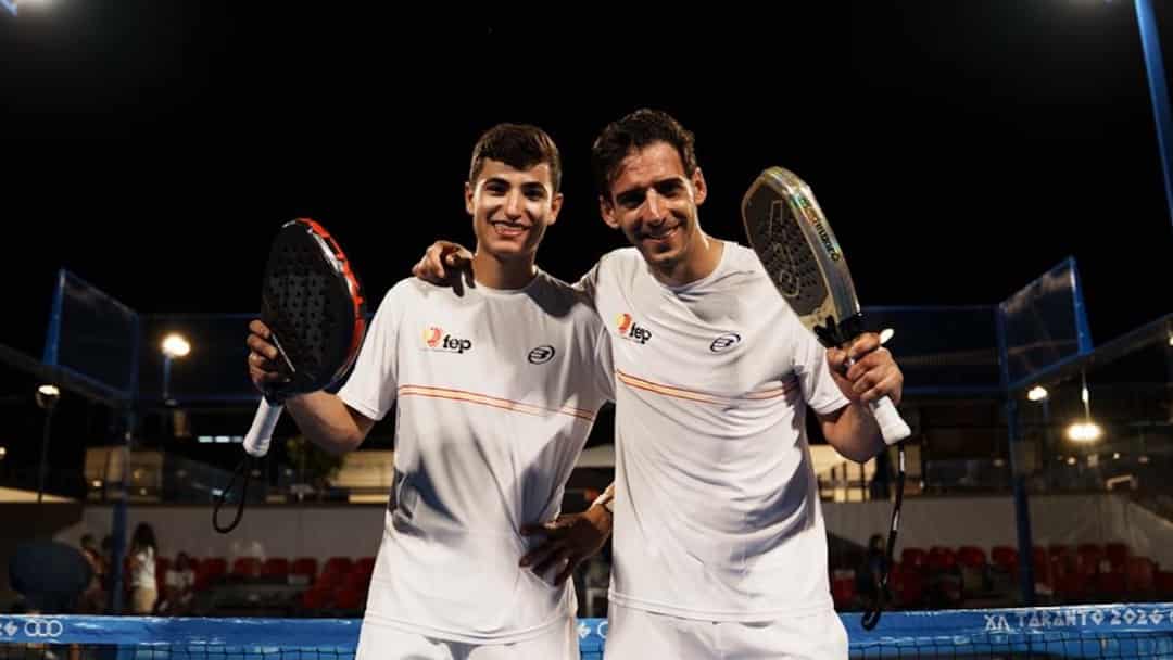 David Gala en Jose Antonio Diestro vieren hun plaats in de finale van de Middellandse Zeespelen in Taranto